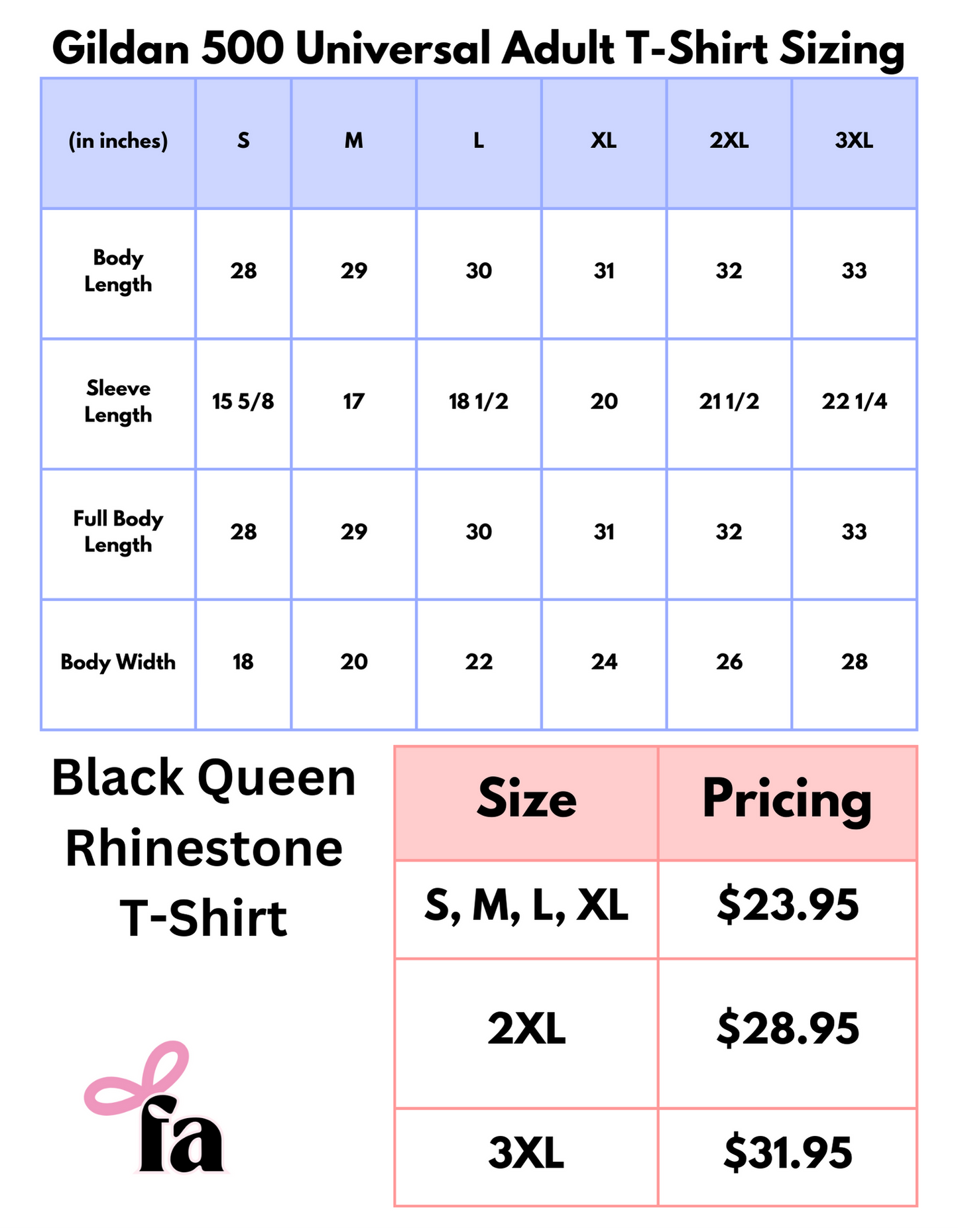 Black Queen Rhinestone T-Shirt