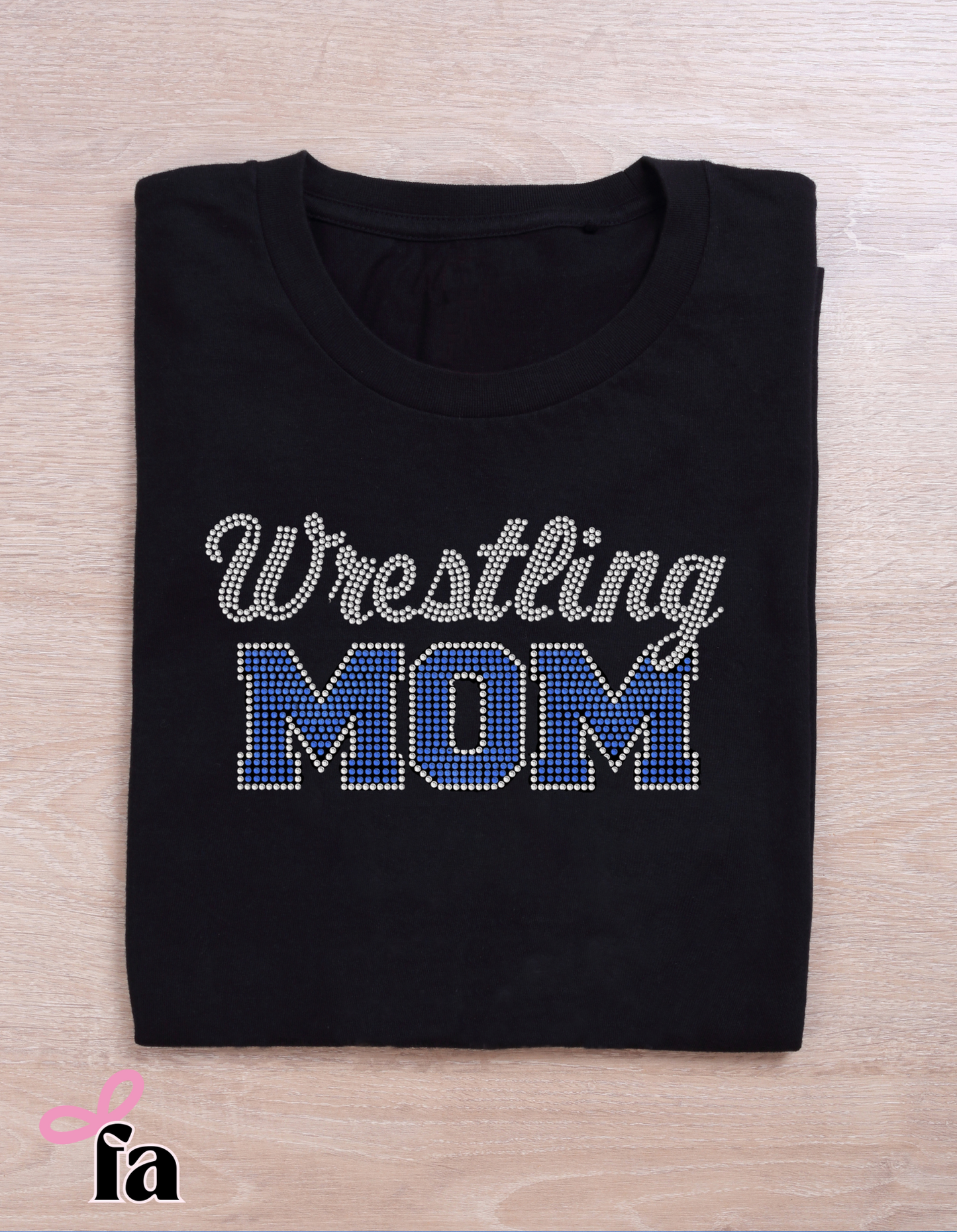 Wrestling Mom Rhinestone T-Shirt
